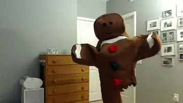 Josh Sundquist disfrazado de galleta Josh Sundquist disfrazado de galleta