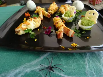 Aperitivos salados para Halloween Aperitivos salados para Halloween