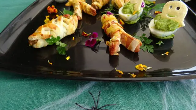 Aperitivos salados para Halloween Aperitivos salados para Halloween