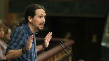 Pablo Iglesias en el Congreso de los Diputados