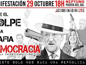 Cartel de la manifestación 'Rodea al Congreso' Cartel de la manifestación 'Rodea al Congreso'