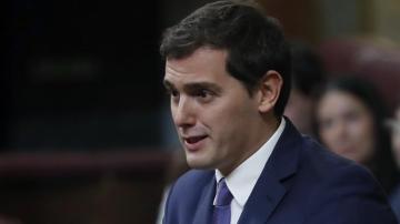 Albert Rivera en la segunda sesión de investidura