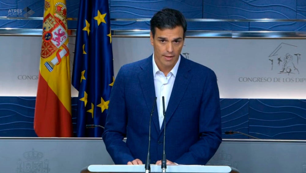 Sánchez renuncia al acto de diputado
