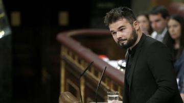 Gabriel Rufián, portavoz adjunto de ERC en el Congreso