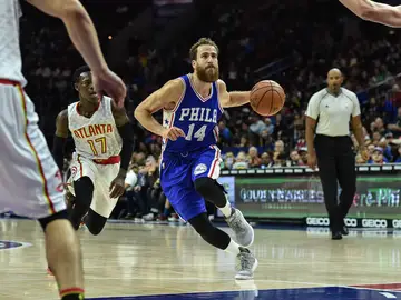 Sergio Rodríguez, con los 76ers Sergio Rodríguez, con los 76ers