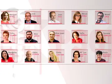 Estos son los 15 diputados díscolos del PSOE Estos son los 15 diputados díscolos del PSOE