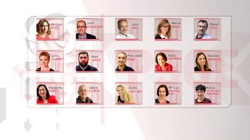 Estos son los 15 diputados díscolos del PSOE