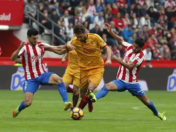 El Mudo Vázquez, contra el Sporting El Mudo Vázquez, contra el Sporting