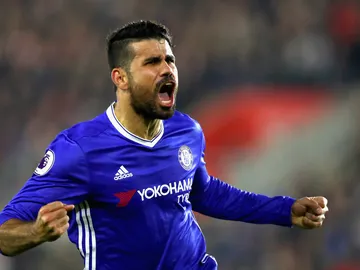 Diego Costa, celebrando su gol ante el Southampton Diego Costa, celebrando su gol ante el Southampton