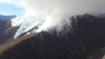 Incendio en Guingueta d'Àneu