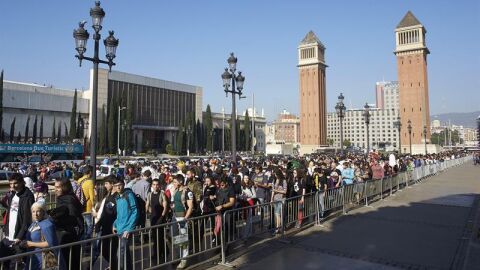 Colas kilom&eacute;tricas para el Sal&oacute;n del Manga 