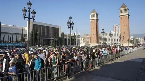 Colas kilométricas para el Salón del Manga Colas kilométricas para el Salón del Manga