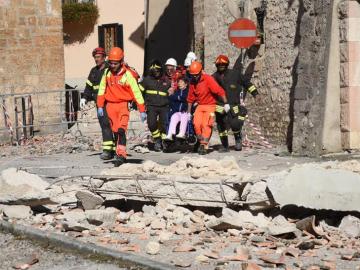 Las consecuencias del terremoto en Italia