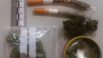 Droga incautada por la Policía Foral