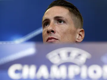 Fernando Torres, en rueda de prensa Fernando Torres, en rueda de prensa