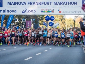 Maratón de Frankfurt, en Alemania