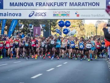 Maratón de Frankfurt, en Alemania Maratón de Frankfurt, en Alemania