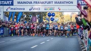 Maratón de Frankfurt, en Alemania