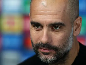 Pep Guardiola, en rueda de prensa Pep Guardiola, en rueda de prensa