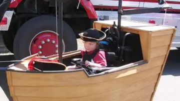 El primer disfraz que creó Rayan para su hijo El primer disfraz que creó Rayan para su hijo