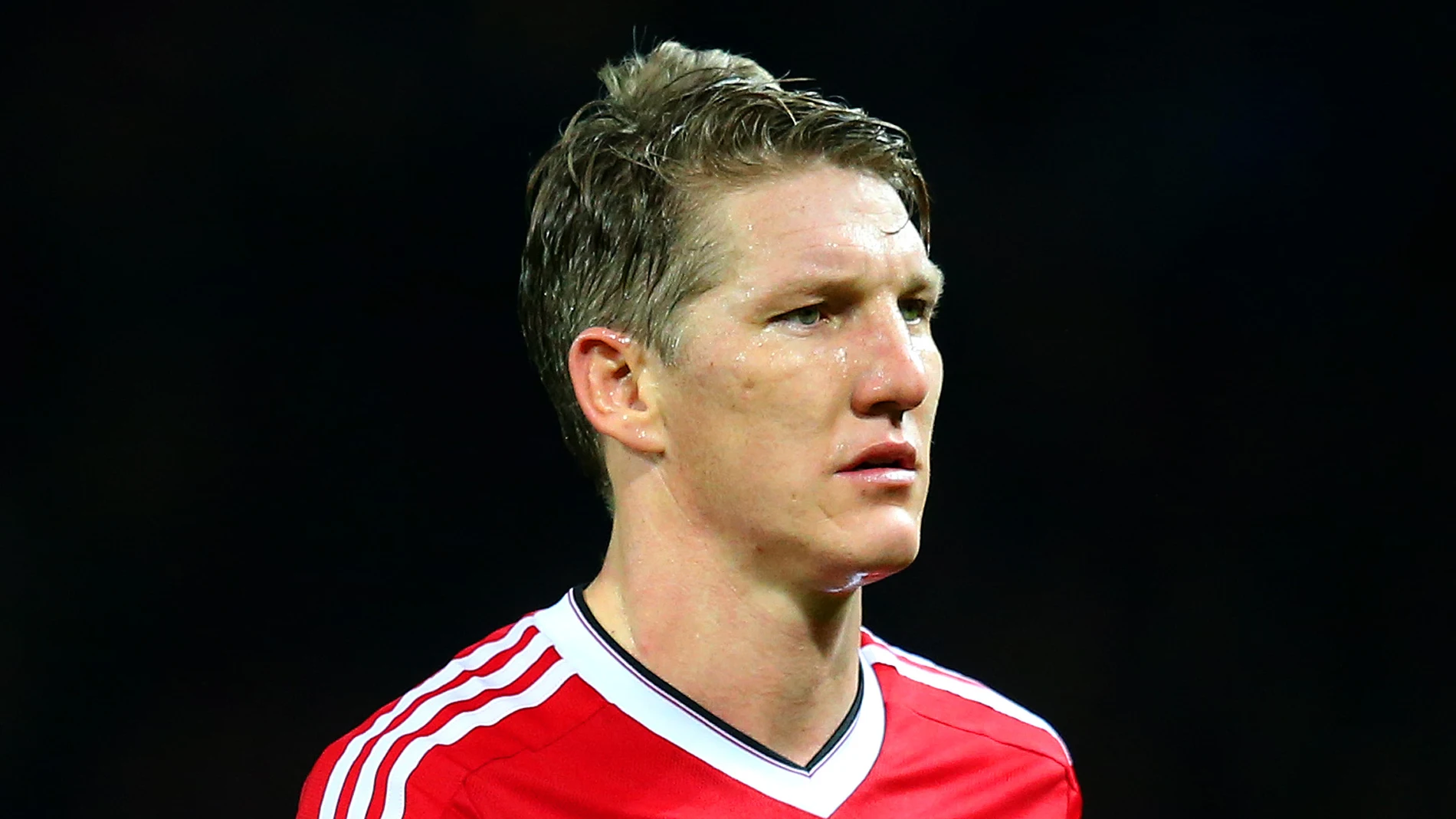 Schweinsteiger, en un partido con el Manchester United Schweinsteiger, en un partido con el Manchester United
