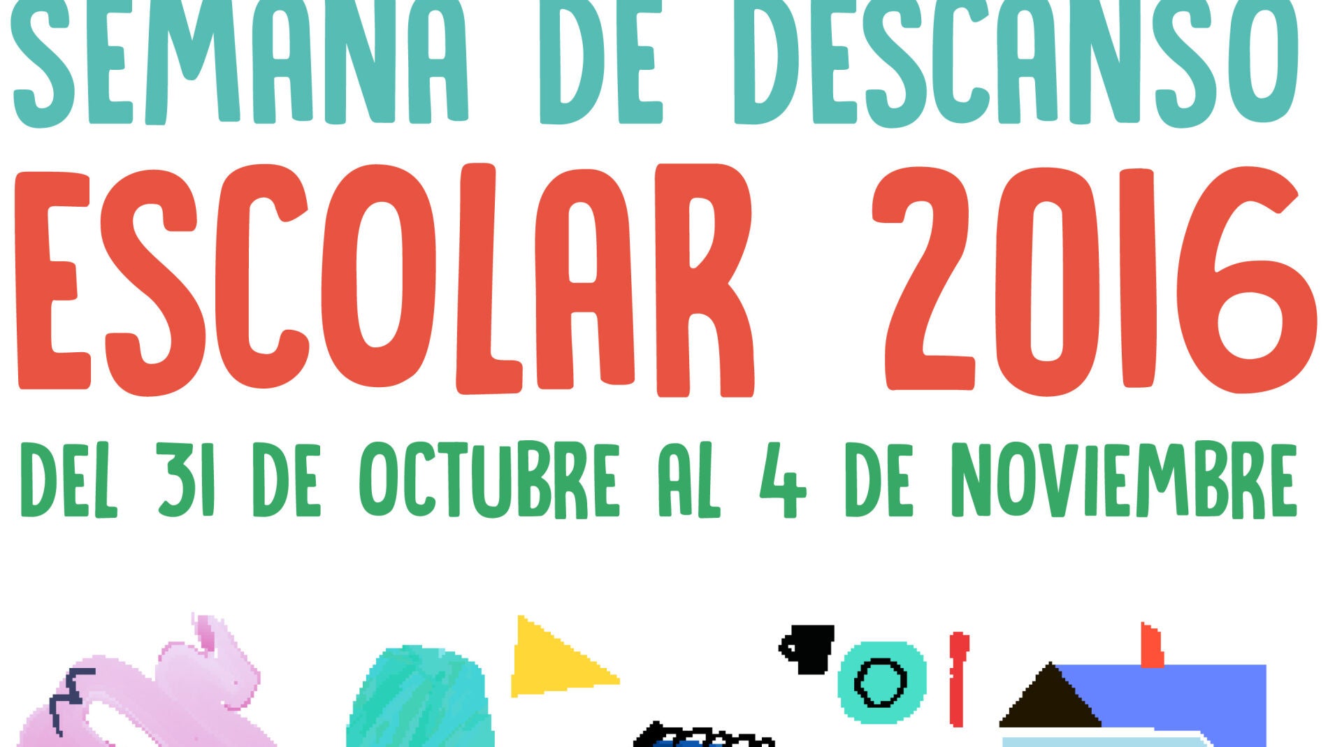 Cartel de la 'semana de descanso' en Cantabria