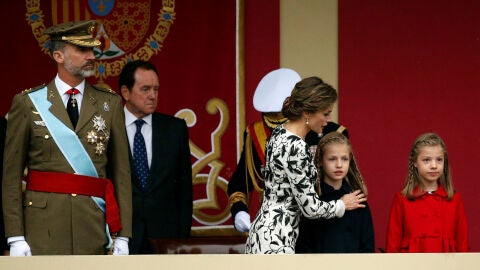 &Uacute;ltima aparici&oacute;n oficial de Leonor durante el desfile de la Fiesta Nacional