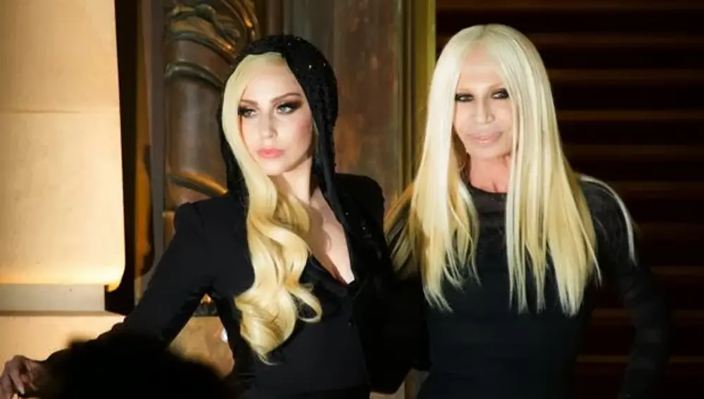 Donatella Versace y Lady Gaga