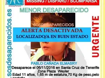 Aparece en buen estado Pablo Cañada Elmasry Aparece en buen estado Pablo Cañada Elmasry