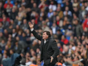 José Antonio Camacho, durante un encuentro de Liga José Antonio Camacho, durante un encuentro de Liga