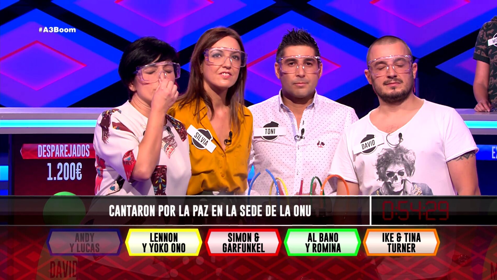 Pringue musical para el equipo 'Desparejados'