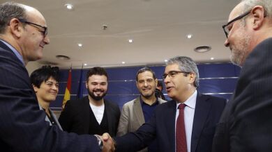 Unidos Podemos, ERC y PNV presentan un voto particular conjunto contra el suplicatorio de Homs
