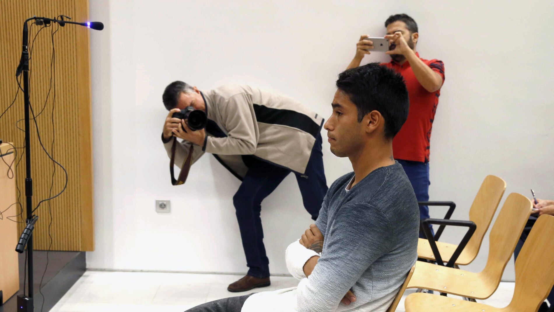 Sergio Araujo, durante su declaraci&oacute;n ante el juez