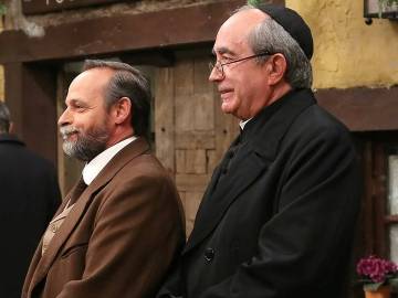 Ramón Ibarra y Mario Martín en el rodaje