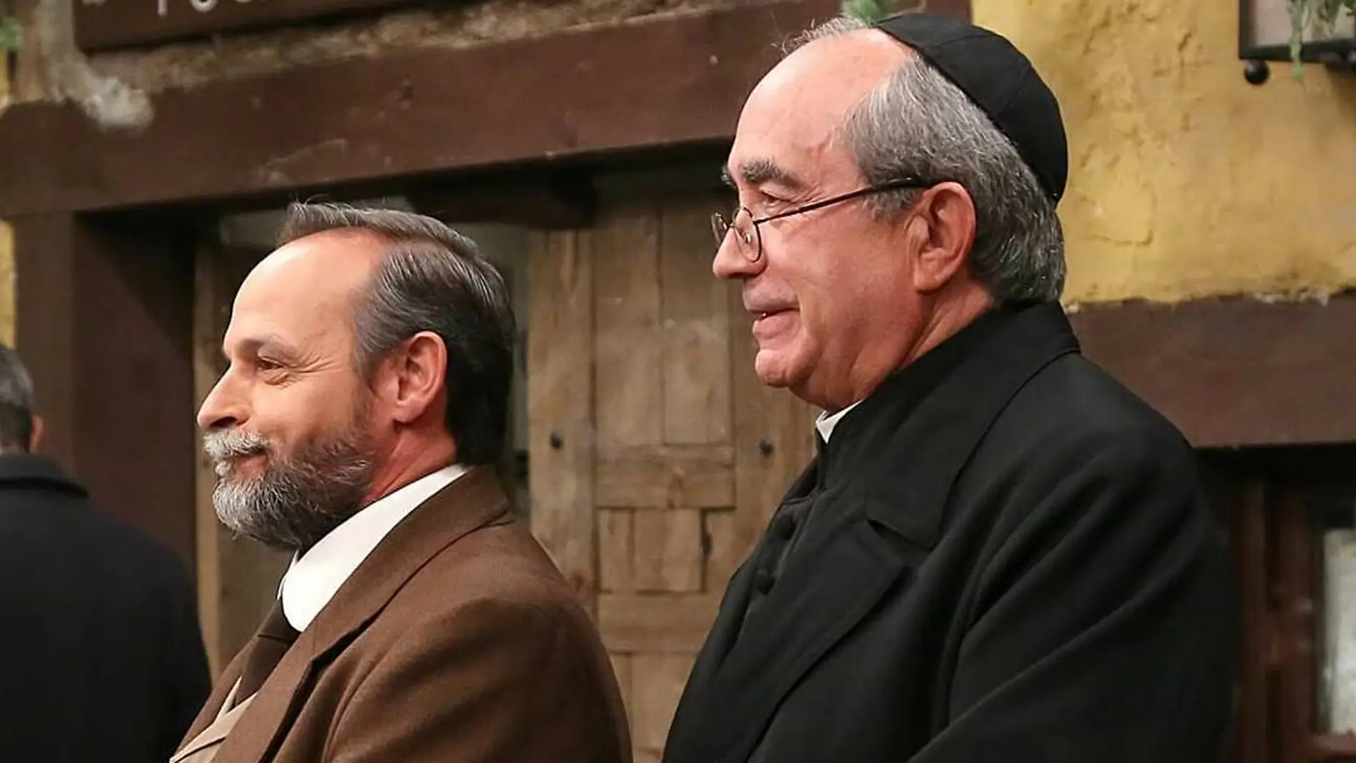 Ramón Ibarra y Mario Martín en el rodaje