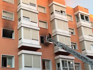 Un incendio en una residencia de San Sebastián de los Reyes Un incendio en una residencia de San Sebastián de los Reyes