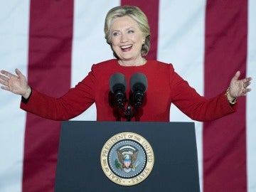 La candidata demócrata por la presidencia de Estados Unidos, Hillary Clinton
