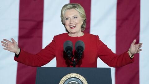 La candidata dem&oacute;crata por la presidencia de Estados Unidos, Hillary Clinton