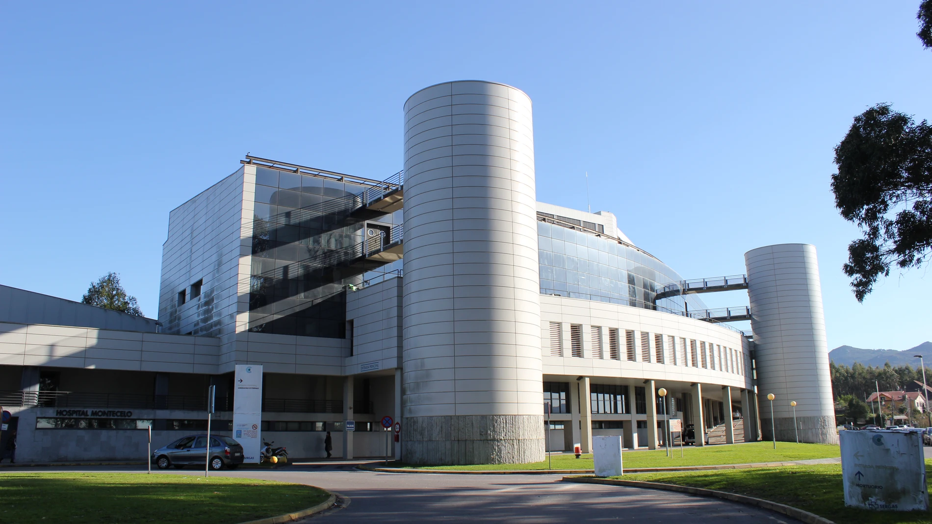 Hospital Montecelo, en Pontevedra Hospital Montecelo, en Pontevedra