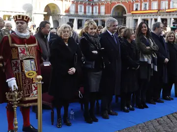 Carmena en los actos de la Almudena Carmena en los actos de la Almudena