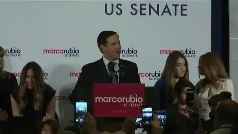Frame 8.25848 de: El senador republicano Marco Rubio gana la reelección en Florida Frame 8.25848 de: El senador republicano Marco Rubio gana la reelección en Florida