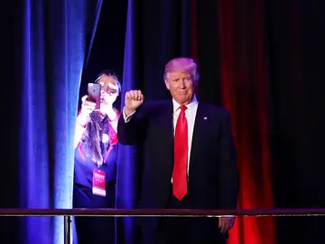 Donad Trump, tras ganar las elecciones de Estados Unidos Donad Trump, tras ganar las elecciones de Estados Unidos