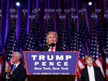 Donald Trump durante su discurso Donald Trump durante su discurso