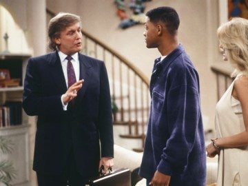 Donald Trump en 'El príncipe de Bel-Air' Donald Trump en 'El príncipe de Bel-Air'
