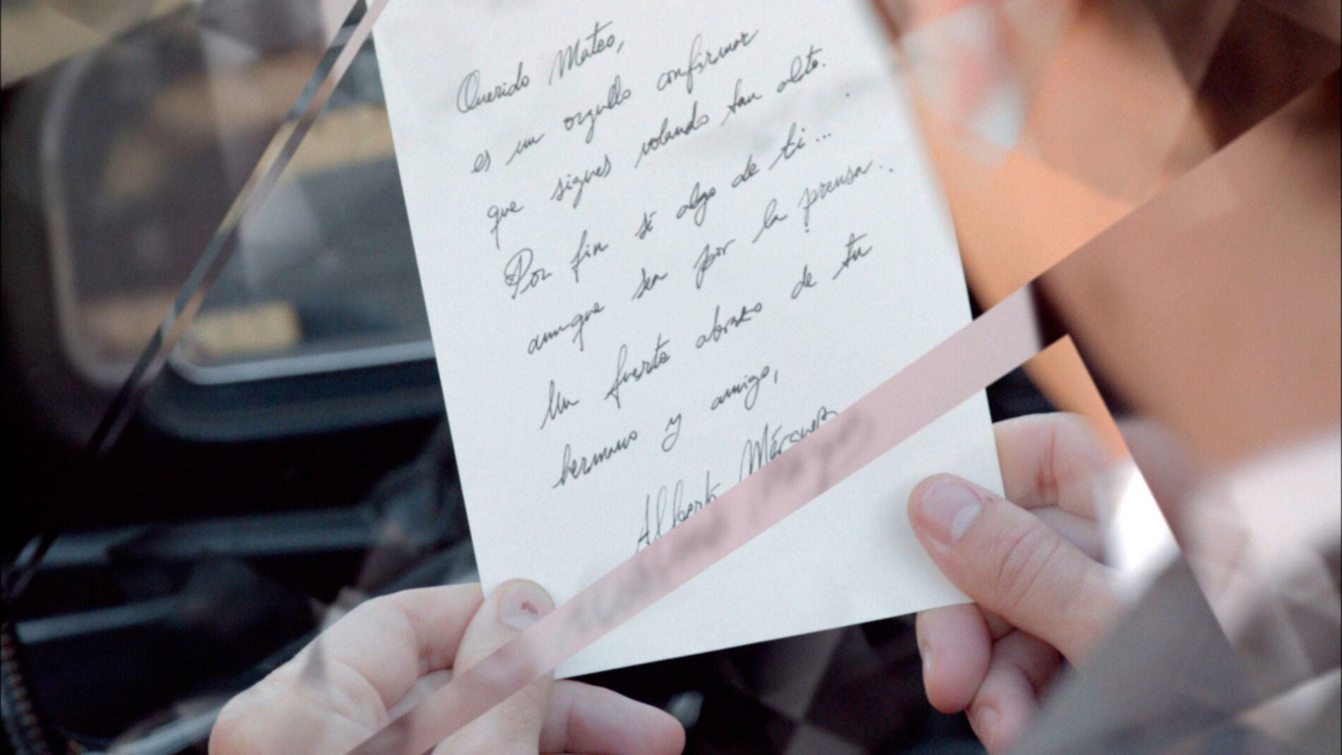 Mateo recibe una carta de Alberto M&aacute;rquez