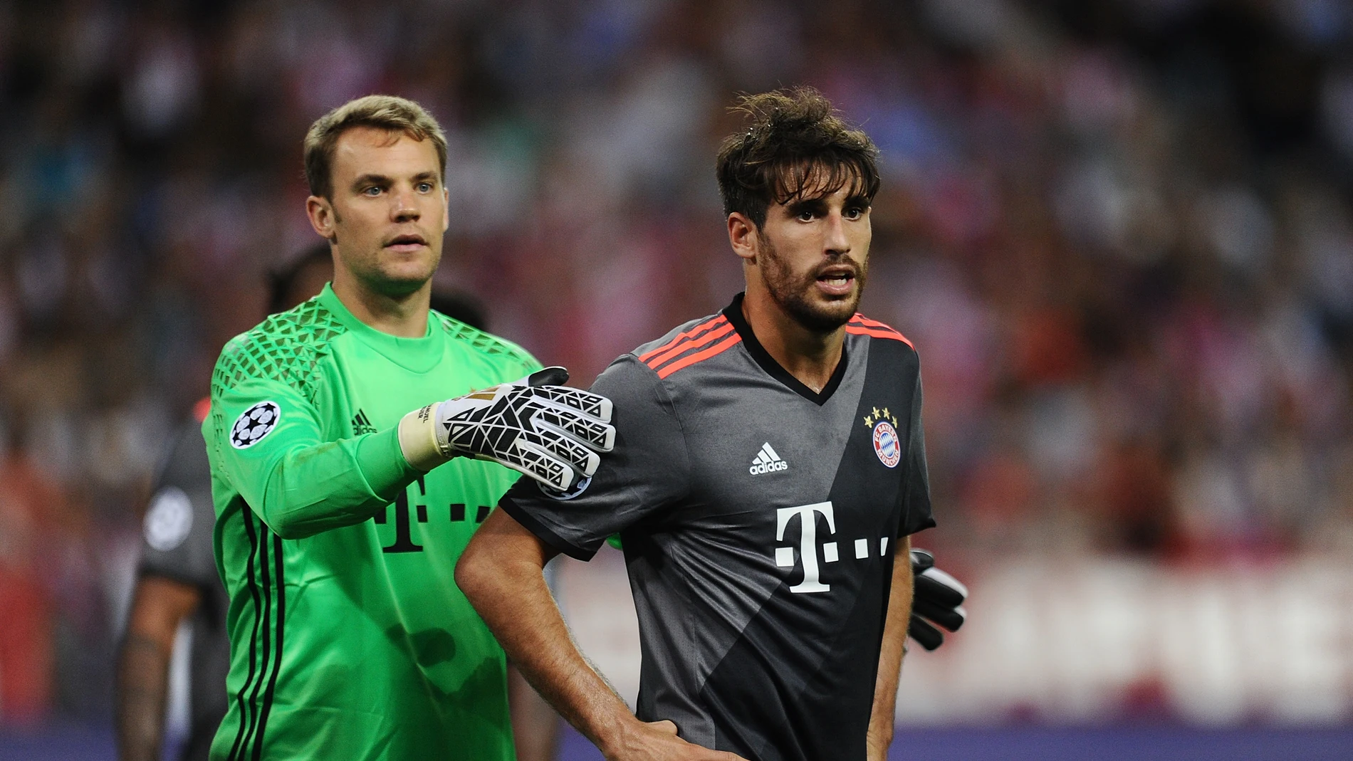 Javi Martínez, en un partido del Bayern Múnich Javi Martínez, en un partido del Bayern Múnich