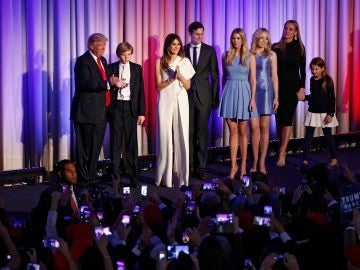 La familia Trump al completo