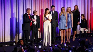 La familia Trump al completo La familia Trump al completo