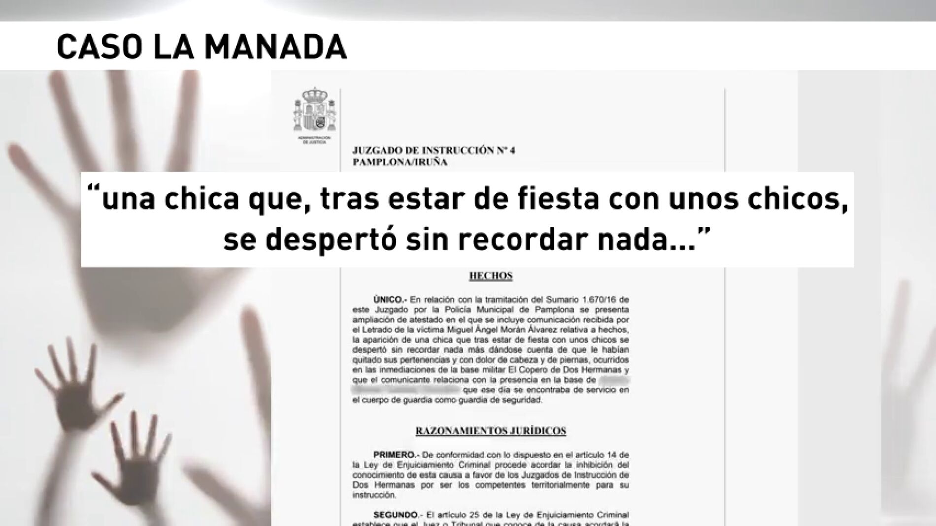 Un procesado de 'La Manada' por la violaci&oacute;n m&uacute;ltiple de sanfermines, investigado por abusos en Sevilla