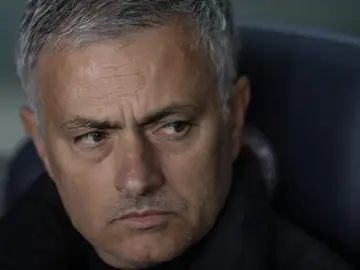 José Mourinho, durante un partido del Manchester United José Mourinho, durante un partido del Manchester United